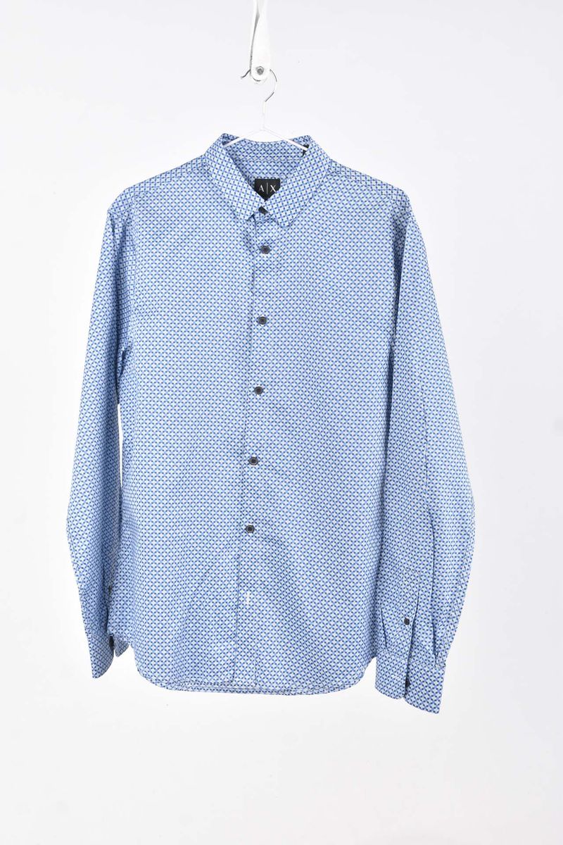 Camisa armani exchange online azul