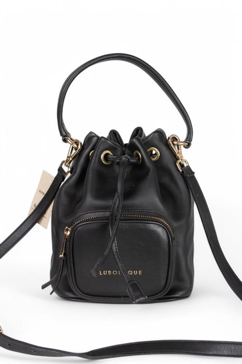 Cartera chica de cuero Lu Boloque T: Small