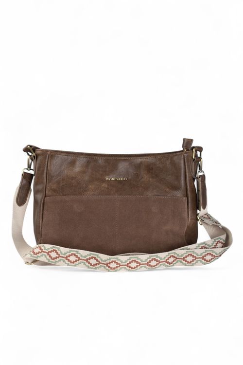 Cartera chica de cuero Hush Puppies T: Medium