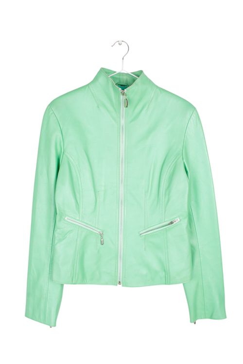 Abrigo de cuero Prune T: Medium