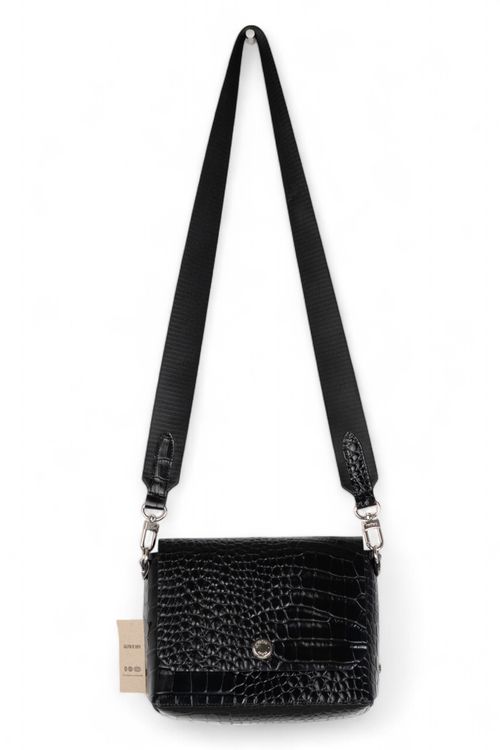 Cartera chica de cuero Prune