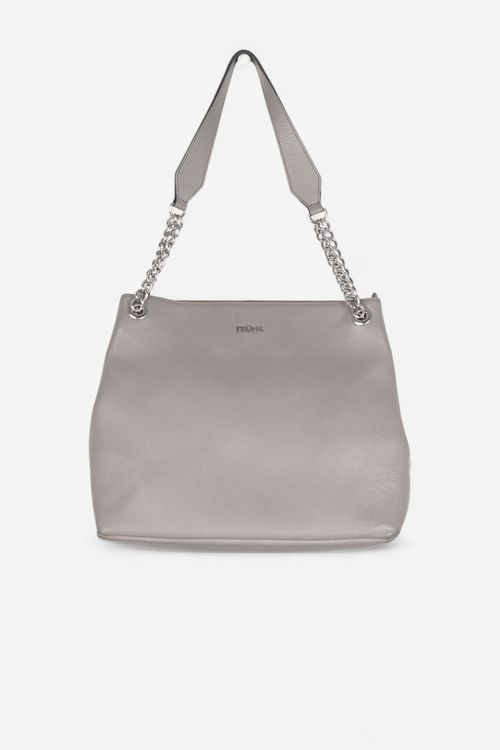 Cartera grande de cuero Prune