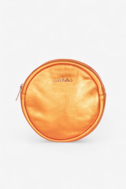 Cartera chica de cuero Las Pepas