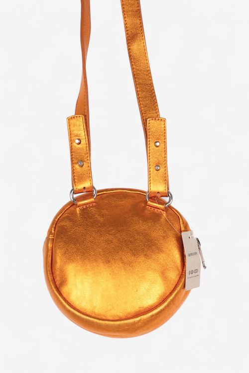 Cartera chica de cuero Las Pepas