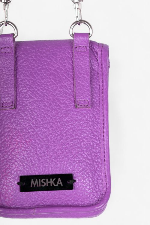 Cartera chica de cuero Mishka