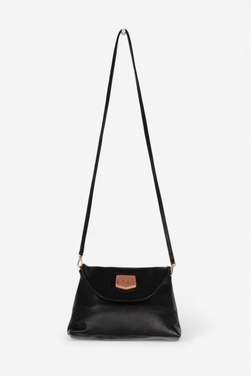 Cartera chica de cuero Las Pepas