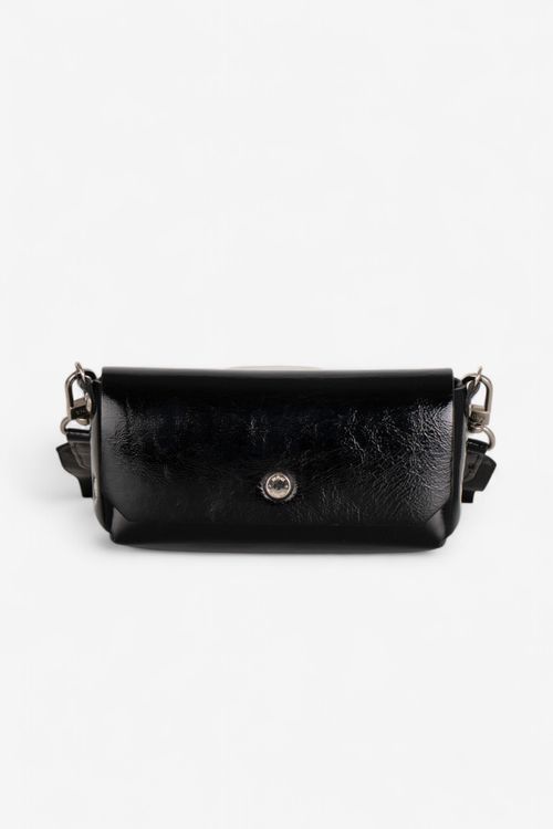 Cartera chica de cuero Prune