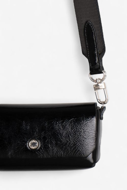 Cartera chica de cuero Prune