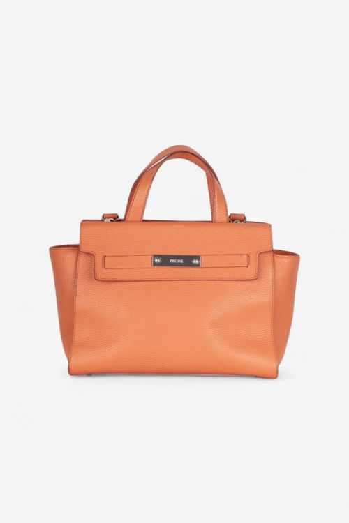 Cartera chica de cuero Prune