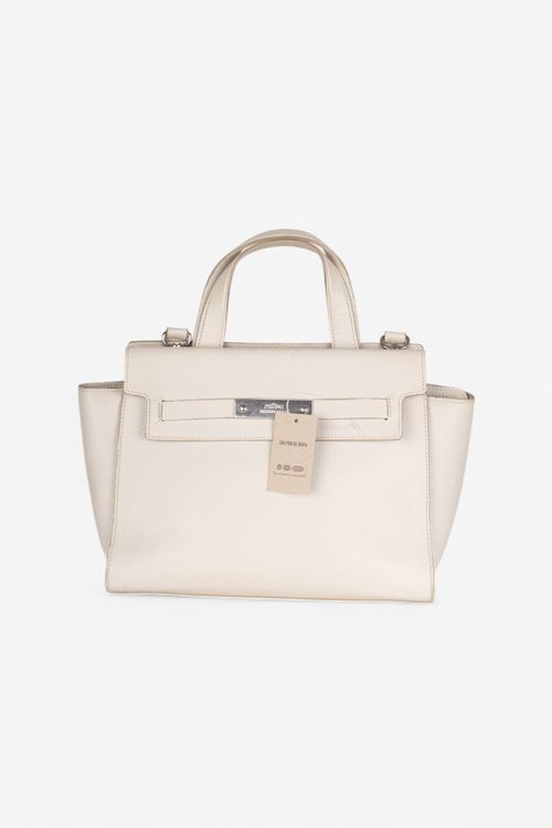 Cartera chica de cuero Prune