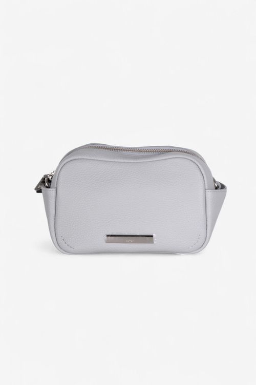 Cartera chica de cuero Prune