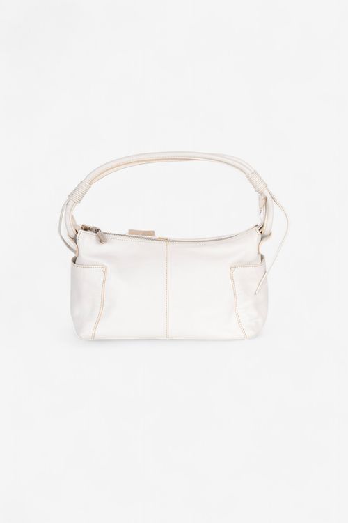 Cartera chica de cuero Prune