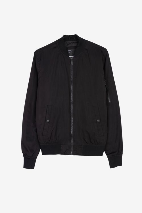 Campera de tela Bershka
