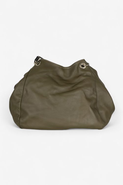 Cartera chica de cuero Prune
